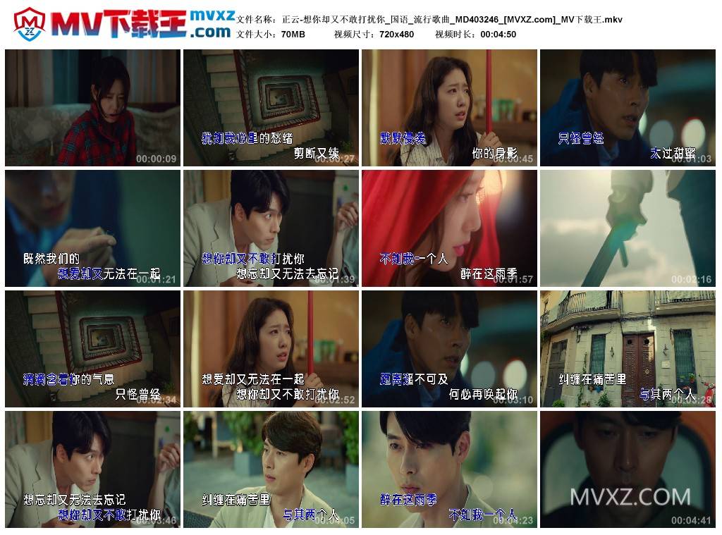 正云-想你却又不敢打扰你_国语_流行歌曲_MD403246